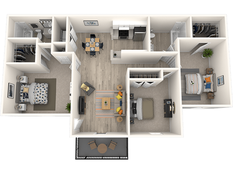 Chroma Park three bedroom floorplan
